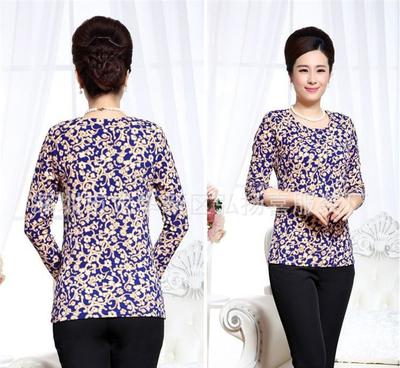 外貿(mào)中老年女裝長(zhǎng)袖T恤 地?cái)傌浽礋豳u(mài)背后的商機(jī)與策略